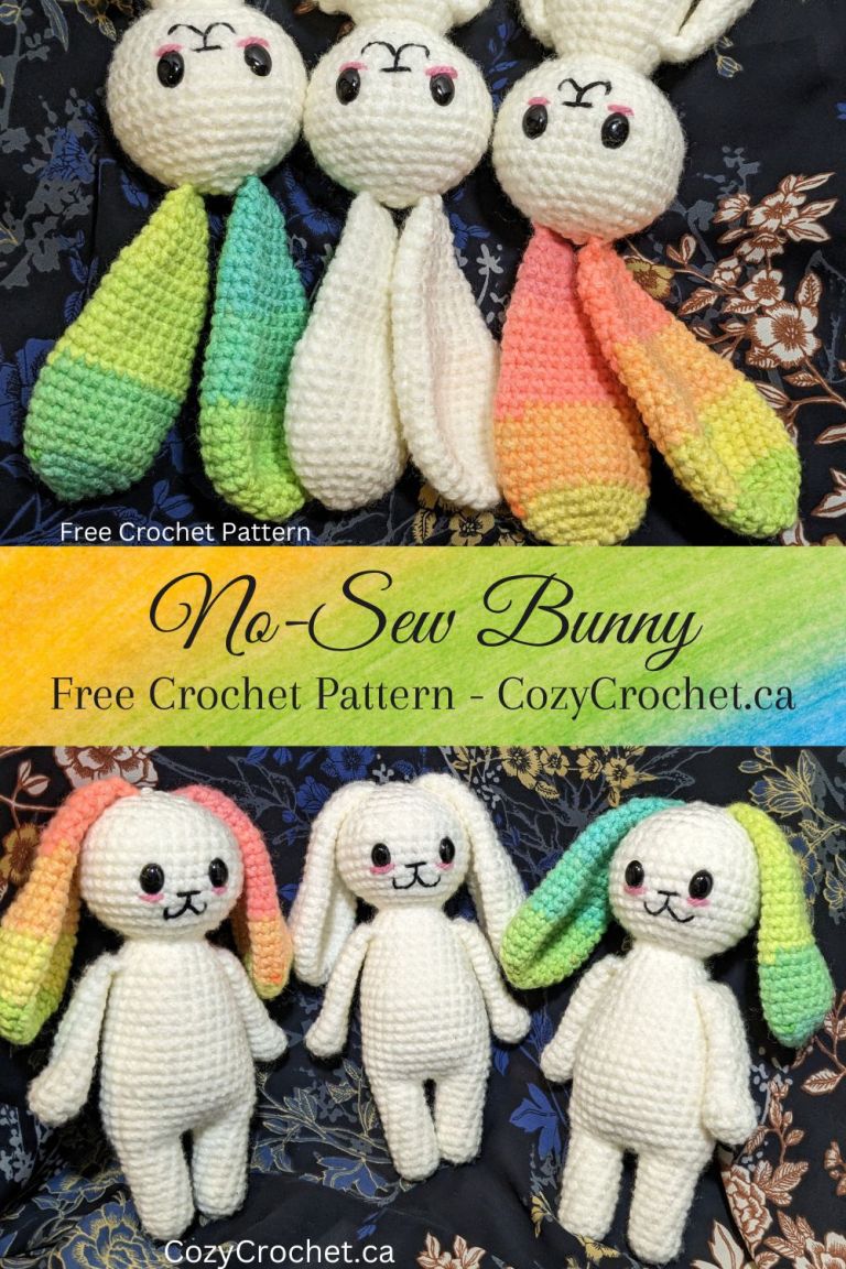 No Sew Bunny Crochet